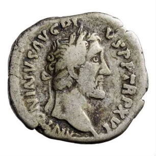 Münze, Denar, 152 - 153 n. Chr.