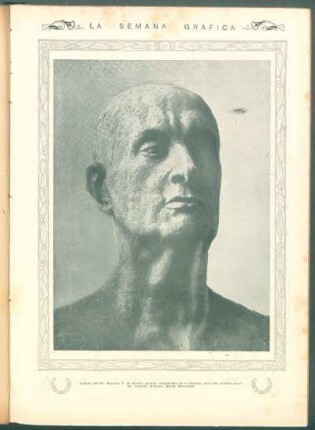 Cabeza del Dr. Marcelo T. de Alvear