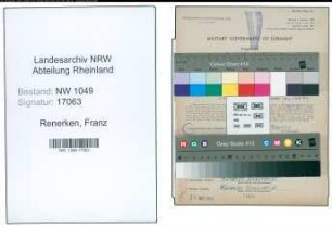 Entnazifizierung Franz Renerken , geb. 29.10.1899 (Bahnbeamter)