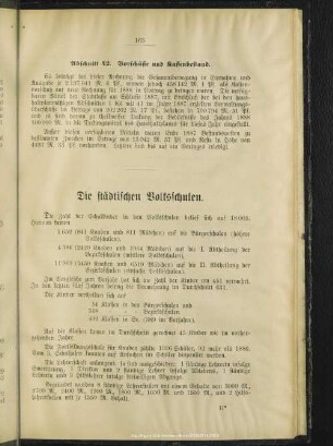 Die städtischen Volksschulen