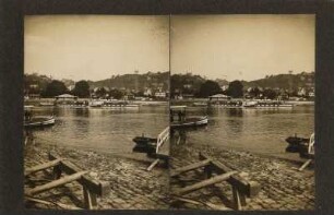 Blick vom Blasewitzer Ufer auf Loschwitz