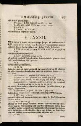 297-306, II. Abtheilung § LXXXII und LXXXIII