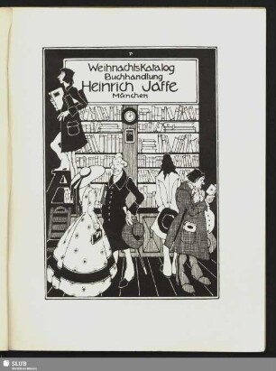 Weihnachtskatalog Buchhandlung Heinrich Jaffe