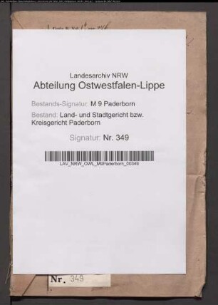 Conservateur Anton Rintelen aus Paderborn