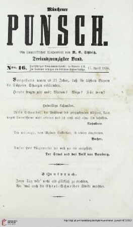 Nro. 16 (17. April 1870)