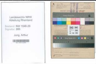 Entnazifizierung Arthur Jung , geb. 10.07.1903 (Beamter)