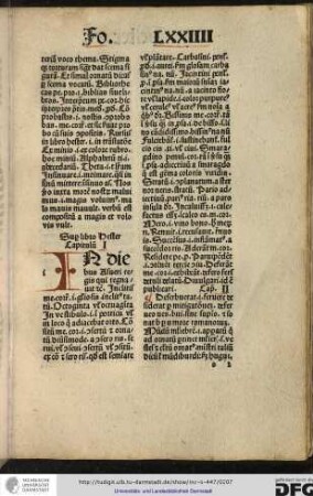 Super libro Hester, capitulum I.