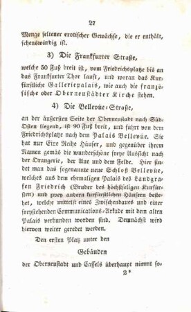 4) Die Bellevue-Straße.