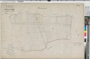 Büderich (Werl), Zusammenlegung Büderich, Bl.4 Brouillonkarte I Flur 4 Anl.3