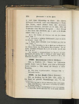 1709. Hornemann (Johann Christian).
