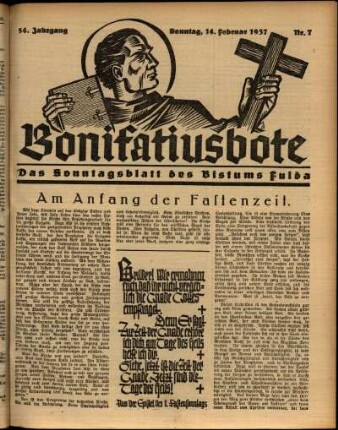 Ausgabe vom Sonntag, den 14. Februar 1937.