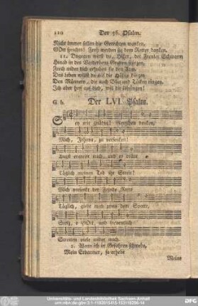 Der LVI. Psalm.