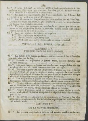 Título 7.° - Del poder judicial.