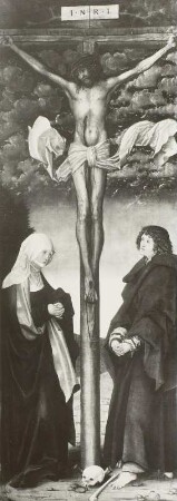 Altar (geschlossen), rechtes Mittelbild: Kreuzigung