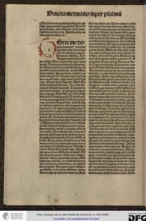 Incipit devota meditatio domini Petri episcopi Cameracensis super psalmum In te domine speravi non confundar in eternum...