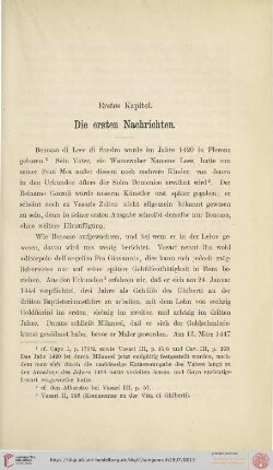 Erstes Kapitel: Die ersten Nachrichten