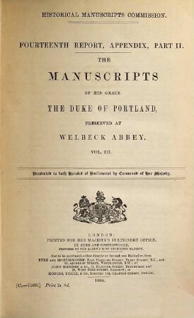 Report. 14. 1894 Appendix part 2