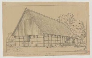 Borghorst (Kreis Steinfurt): Haus Wilmsberg. Haupthaus (Schaubild)
