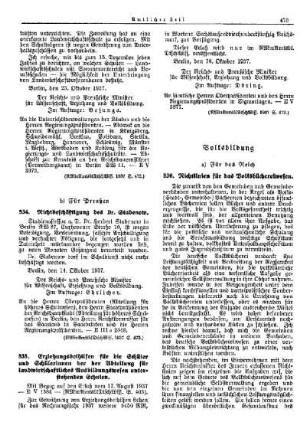 Erziehungsbeihilfen für die Schüler und Schülerinnen der der Abteilung für landwirtschaftliches Ausbildungswesen unterstehenden Schulen : [Erziehung] ; [Für Preußen] ; [Amtliche Erlasse] ; [Amtlicher Teil]