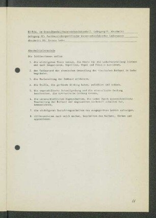 Abschnitt 08: Excurs Leder