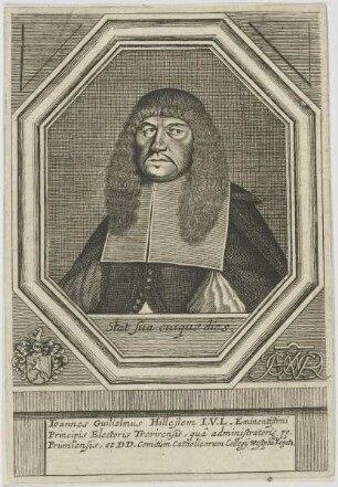 Bildnis des Ioannes Guilielmus Hilleßem