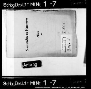 Verzeichnis der Krüger und Dienstladers im Amt
