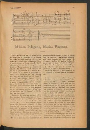 Música indígena, música peruana
