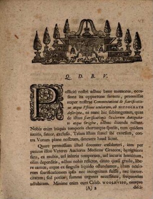 Ordinis Medici In Academia Vitembergensi H. T. Decanvs Daniel Wilhelmvs Trillervs ... Panegyrin Medicam Ad D. XII. Avg. MDCCLIV Habendam Indicit Svbivncta Commentatione Altera De Scarificationis Ocvlorvm Historia Antiqvitate Et Origine