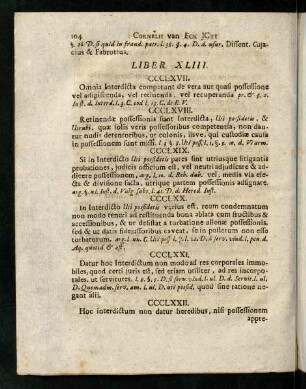 104-117, Liber XLIII - XLV