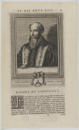 Bildnis des Michel de L'Hospital