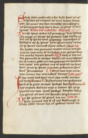 Commune unius martyris