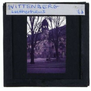 Lutherstadt Wittenberg, Augusteum und Lutherhaus : Lutherhaus mit Lutherhof und Röhrwasserbrunnen