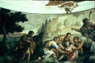 Joseph wird in die Zisterne geworfen
