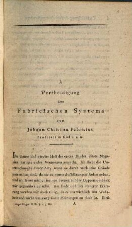 Magazin für Insektenkunde. 2, 2. 1803
