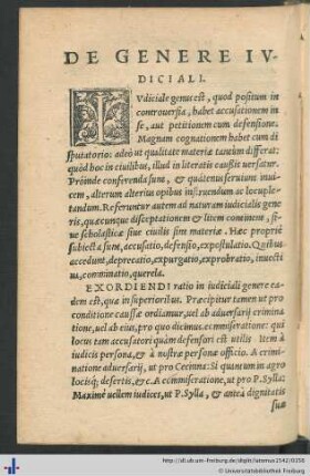 De Genere Iudiciali