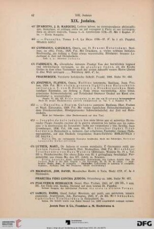 XIX. Judaica (Nr. 467-481)