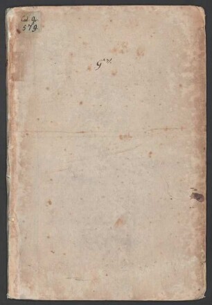 Hypotheses, lateinische Übersetzung von Matthias Bergius - BSB Cod.graec. 579