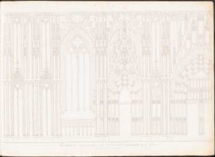 Dom, Köln Tafelband mit Facsimiles der Originalzeichnungen: Ansicht Detail