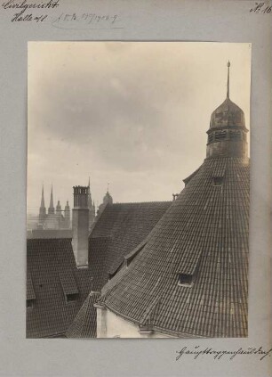 Zivilgericht, Halle/Saale: Dach des Haupttreppenhauses