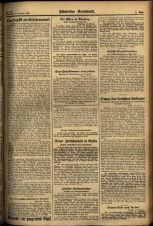 Zweite Ausgabe vom Mittwoch, den 13. Februar 1935.