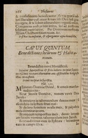 266-314, Caput Quintum