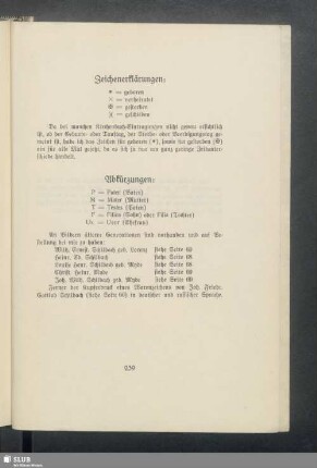 Zeichenerklärungen
