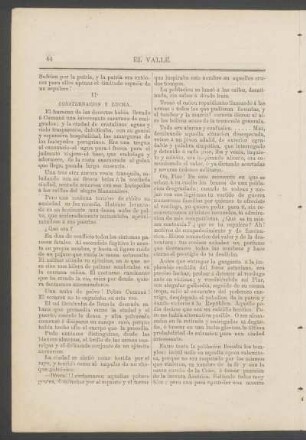 II - Consternación y lucha.