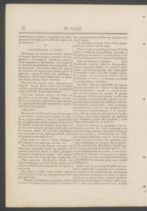 II - Consternación y lucha.