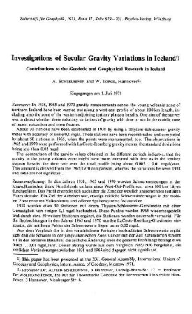 Investigatons of secular gravity variations in Iceland