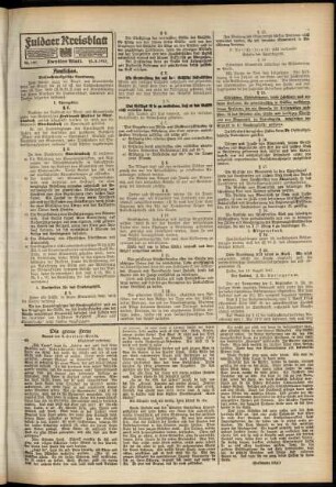 Zweite Ausgabe vom Montag, den 23. August 1915.