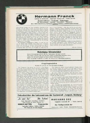 Mehrtägige Silvesterfahrt