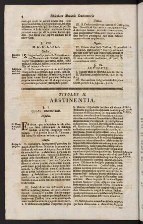 4-21, II. Abstinentia