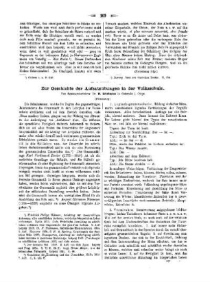 Zur Geschichte der Aufsatzübungen in der Volksschule : (Fortsetzung)