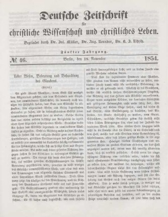 363-368 Ueber Wesen, Bedeutung und Behandlung des Glaubens : Schluß